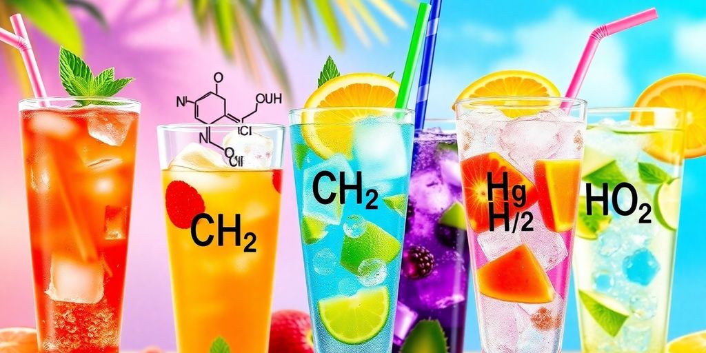 HCOOCH, CH2, and H2O: The Chemistry Behind Your Favorite Drinks!